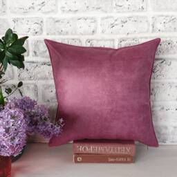 Limited Edition/Orchid Purple Nubuck Look Fabric Piecewise Square Design Pillow Cover /Modern Scandinavian Homedecor-1Pcs - thumbnail 2