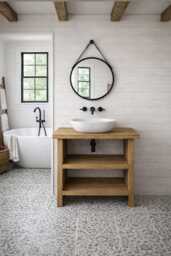 Rustic Bathroom Wash Stand Vanity Sink Unit Washstand Vanities