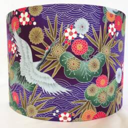 Japanese Crane Lampshade Asian Style Table/Ceiling Light