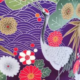 Japanese Crane Lampshade Asian Style Table/Ceiling Light - thumbnail 4