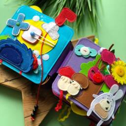 Busy Felt Book, Quite Book, Personalised Gift For Boy, Felt Books, Educational Toys, First Book, Busy Book, Felt Toy, Quiet Book - thumbnail 2