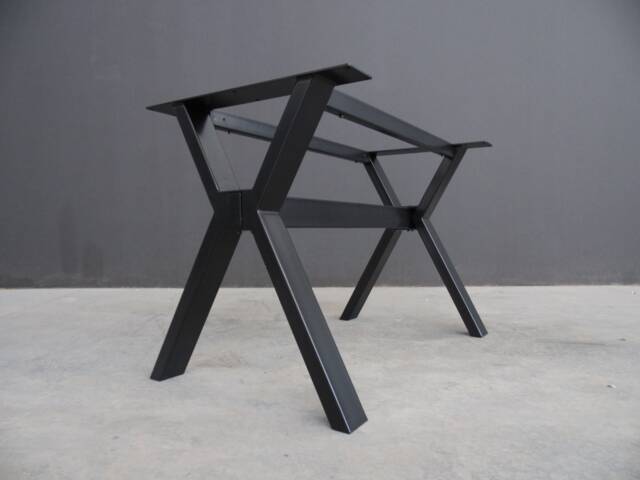 Modern Metal Table Base, Steel Dining Mod By Balasagun - image 1