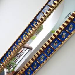 "Peruvian Mirrors ""Mosaic Column New Blue 100cm" - thumbnail 3