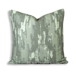 Luxury Designer Grey Abstract Fabric Cushion Cover Throw Pillow - thumbnail 1