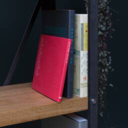 Konk ??? De-Constructed Industrial Cupboard Bookcase Bespoke Sizes Available Modern Oak & Steel Bookcase, Asymmetric Cabinet Bookshelf - thumbnail 4