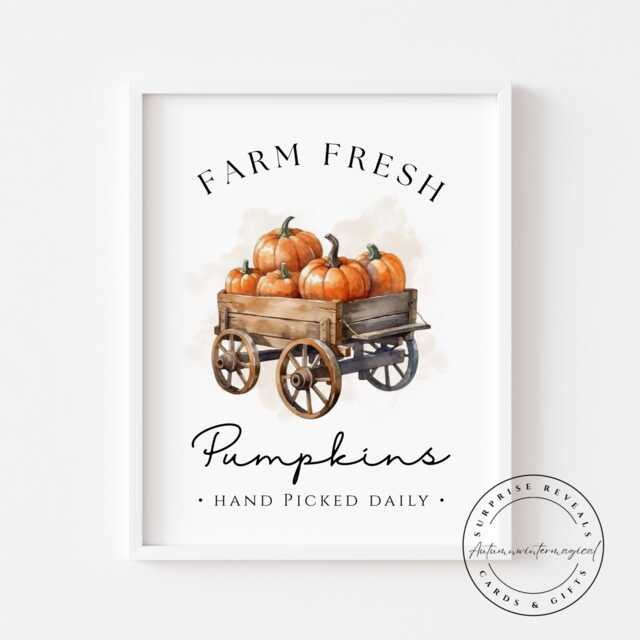 Autumn Pumpkins Print, Pumpkin Patch, Wall Art, Cosy Home Accessories, Fall Decorations, Decor, Watercolour - image 1