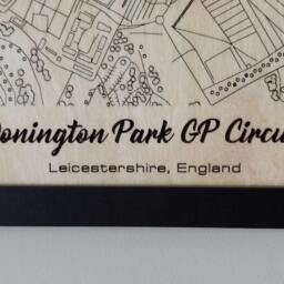 Donington Park Gp Wall Art Laser Engraved Wood, Btcc Gift - thumbnail 3