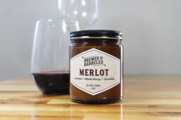 Merlot - Wine-Themed Soy Wax Candle 9Oz Jar