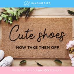 Custom Welcome Mat - Cute Shoes Now Take Them Off Funny Door New Home Decor Gifts For Him Her Personalized Doormat - thumbnail 2