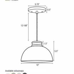 Large Pompeii - Ceramic Pendant Ceiling Light Handmade Minimalist Dome Hanging Fixture in Natural Dune - thumbnail 4