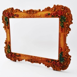 Wooden Picture Frame, Wood Photo Wedding Carved Rustic 5x7 Art 8x10 Frame - thumbnail 2