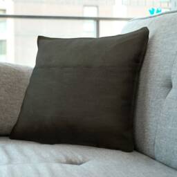 "Colonial Brown & Gold Striped Cushion Pillow Cover. 18""/20" - thumbnail 3