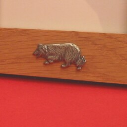 "Border Collie Landscape Real Oak Picture Frame 4"" X 6" - thumbnail 2