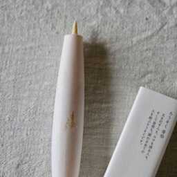 Large Japanese Haze Wax Candle Tohaku Pine Tree Design - thumbnail 2