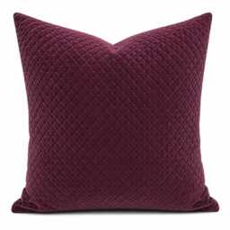 Home Decorplum Velvet Pillow Cover - Purple Pillow Plum Decorative More Sizes Maroon