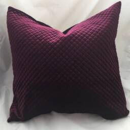Home Decorplum Velvet Pillow Cover - Purple Pillow Plum Decorative More Sizes Maroon - thumbnail 2