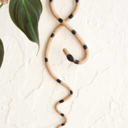 Mini Ceramic Wall Snake By Carter + Rose - thumbnail 2