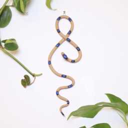 Mini Ceramic Wall Snake By Carter + Rose - thumbnail 1