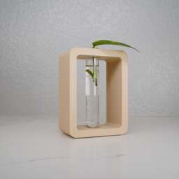 Rectangle Propagation Station, 3D Printed Glass Tube Holder, Hydroponic Grow Stands