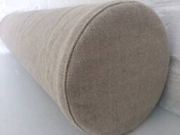 Bolster Linen Pillowcase - Daybed Couch Sofa Bolster Cover Made Of Heavy Weight With A Hidden Zipper Closure - thumbnail 1