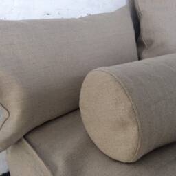 Bolster Linen Pillowcase - Daybed Couch Sofa Bolster Cover Made Of Heavy Weight With A Hidden Zipper Closure - thumbnail 2