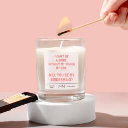 Bridesmaid.bridesmaid Proposal. Going To Be A Bridesmaid. Candle. Sister Bridesmaid - thumbnail 1