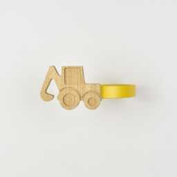 Construction Vehicle Curtain Tieback - Kids Bedroom Decor L 6 Designs 15 Colours - thumbnail 3