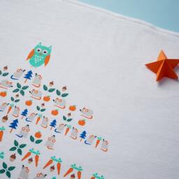 "Baby Blanket ""Bou Le Owl" - thumbnail 4