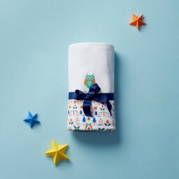 "Baby Blanket ""Bou Le Owl" - thumbnail 3