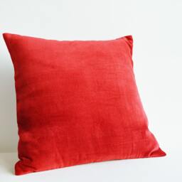 Set Of 2 , Christmas Red Velvet Pillows Cushion Cover Decor Pillow Throw - thumbnail 3