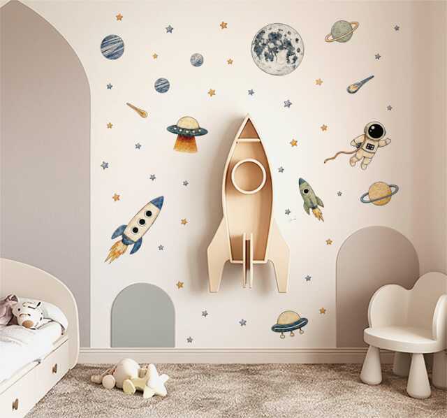 Space Adventure Nursery Wall Stickers - image 1
