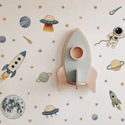 Space Adventure Nursery Wall Stickers - thumbnail 3