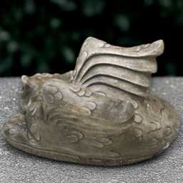 Gothic Dragon Statue Concrete Resting Sculpture Outdoor Laying Ornament Wildlife Decoration Handmade Figure Lover Gift - thumbnail 4