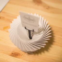 Business Card Stander, Back To School Gift, Business Card Holder, Office Decor, Dad Cubicle Professional - thumbnail 4