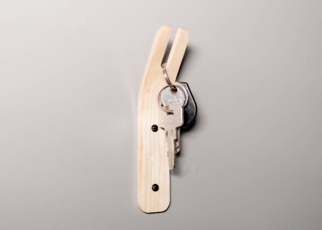 Minimalist Ash Key Hook Nordic Wall Storage Rack - image 1
