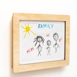 Changeable Art Frames, Kids Artwork Frame, Display Baby Drawing Frame Picture For Children, Storages - thumbnail 2