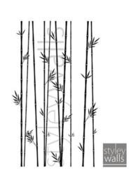 Bamboo Wall Decal, Stalks Bamboos Sticker For Living Room, Decor, Tree Decal Decor - thumbnail 3