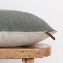 Green Pillow Cover - Olive Throw Solid Accent Holiday Lumbar Jameson - thumbnail 3