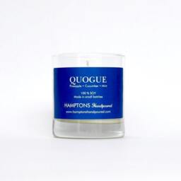 Quogue 8 Oz. Tumbler Pineapple Cucumber Mint Hamptons Handpoured Signature Village Series 100% Soy Candle Hand Poured - thumbnail 1