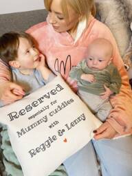 Personalised Cushion, Mother's Day Gift, First Personalized - thumbnail 1