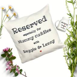Personalised Cushion, Mother's Day Gift, First Personalized - thumbnail 2