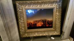 Crescent Moon At Nightfall Framed Print - thumbnail 1