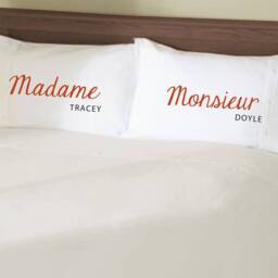 Madame & Monsieur French Pillowcase Set