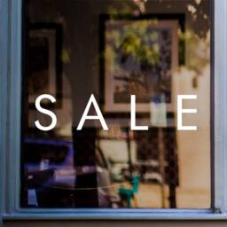 Sale Shop Window Sticker Retail Display Store Front Vinyl Decal - thumbnail 1