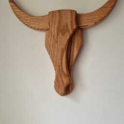 Bulls Head Wall Hanging - thumbnail 3