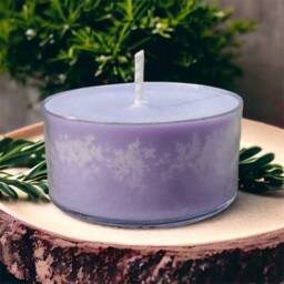 Blackberry Sage Scented Soy Tealight Candles Rustic Farmhouse Home Decor - thumbnail 3