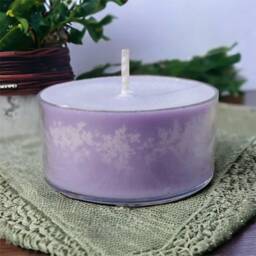 Blackberry Sage Scented Soy Tealight Candles Rustic Farmhouse Home Decor - thumbnail 1