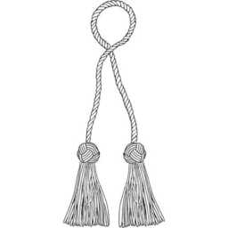 "D??copro Double Tassel Curtain & Drapery Tieback/Holdback, 3 1/2"" - 8.5cm, 20" - thumbnail 2