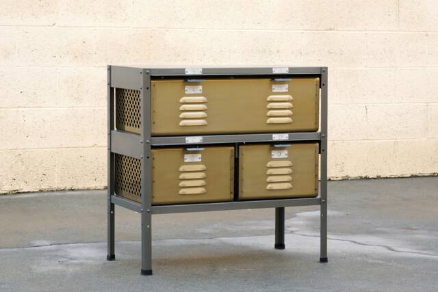 2 X Locker Basket Unit, Vintage Inspired & Newly Fabricated To Order, Free U.s. Shipping - image 1