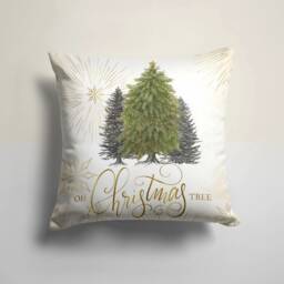 xmas Pine Tree Cushion Cover/Red Green New Year Christmas Cap/New Home Textile/Noel Gift Pillow Cap/Christmas Decoration - thumbnail 4